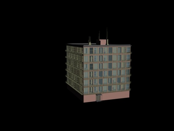 city building 3d model - Building 1 by prince_charming26